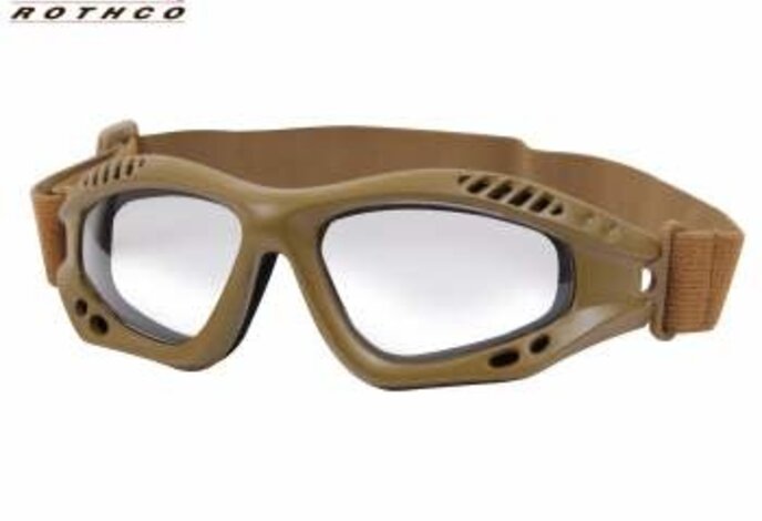 Rothco Low Profile Tactical Goggles, ANSI rated lens