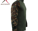 Rothco Combat Shirt, Woodland
