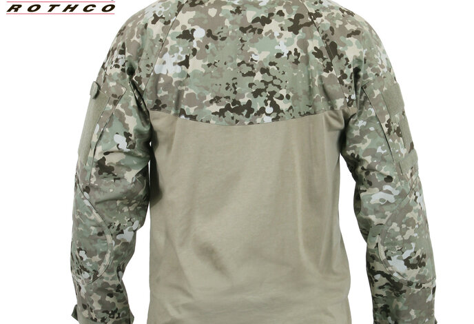 Rothco Combat Shirt, Total Terrain  Camo