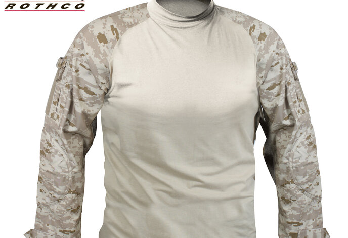 Rothco FR Combat Shirt, Desert Digital Camo