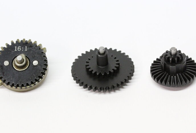 ZCI CNC Steel 3mm Shaft Gear Set 16:1 High Speed