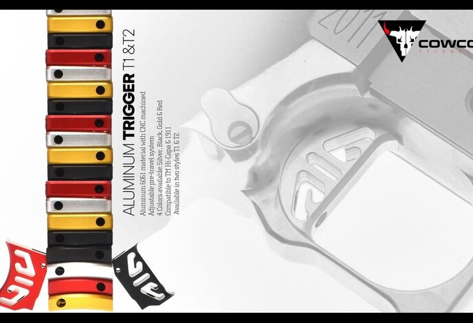 CowCow Aluminum Trigger T1 Hi Capa / 1911