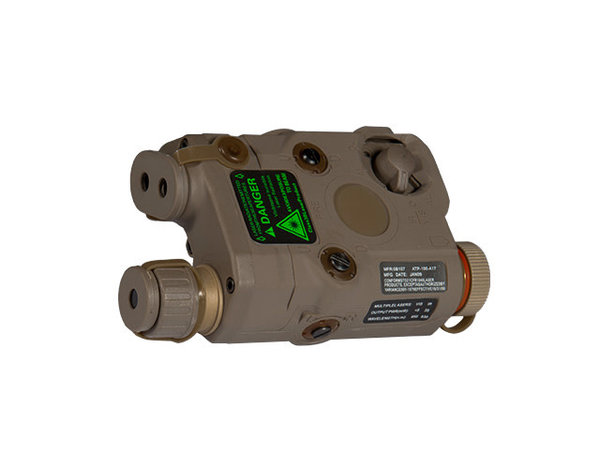 UK Arms UKARMS AN/PEQ15 LED/IR w/ Green Laser DE