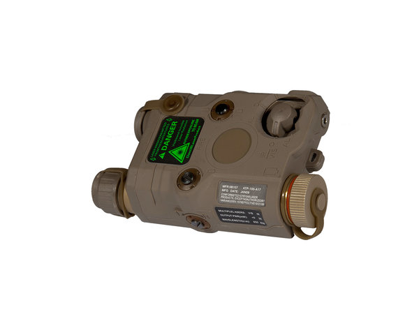 UK Arms UKARMS AN/PEQ15 LED/IR w/ Green Laser DE