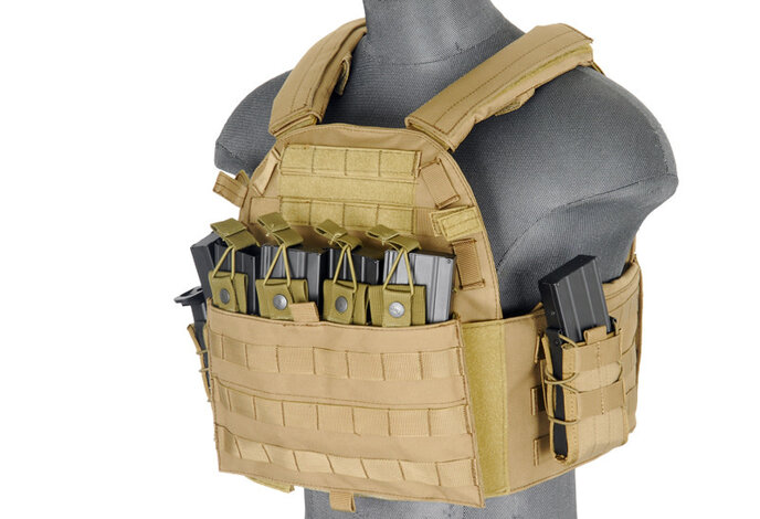 UKARMS 4 Pocket M4 Pouch for 6094, KHAKI