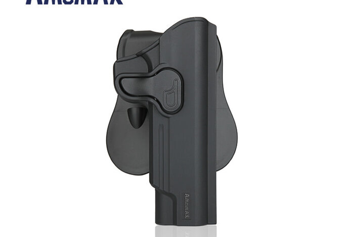 Amomax Hardshell holster for 1911 pistols, black, right hand