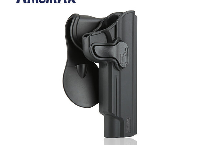 Amomax Hardshell holster for 1911 pistols, black, right hand