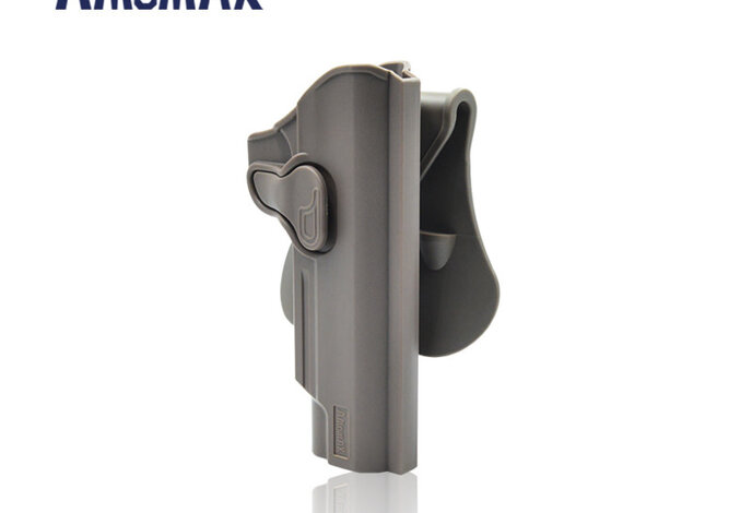 Amomax Hardshell holster for 1911 pistols, flat dark earth, right hand