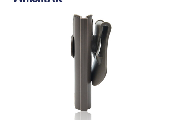 Amomax Hardshell holster for 1911 pistols, flat dark earth, right hand