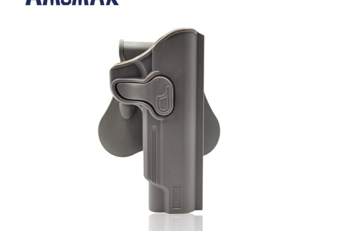 Amomax Hardshell holster for 1911 pistols, flat dark earth, right hand