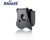 Amomax Hardshell Double Magazine Pouch for Glock Magazines, Black