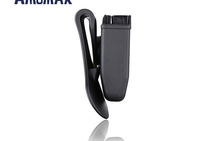 Amomax Hardshell Double Magazine Pouch for Glock Magazines, Black