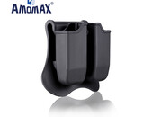 Amomax hardshell double magazine pouch for Glock magazines, flat dark earth