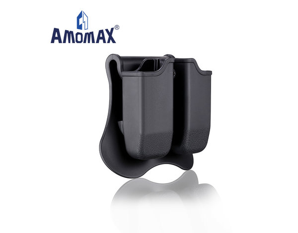 Amomax Amomax hardshell double magazine pouch for Glock magazines, flat dark earth