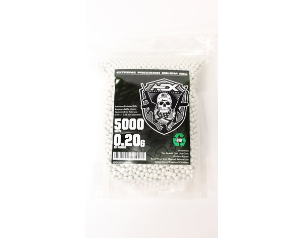 Airsoft Extreme AEX 0.20g 5000ct 6mm Biodegradable Airsoft BBs
