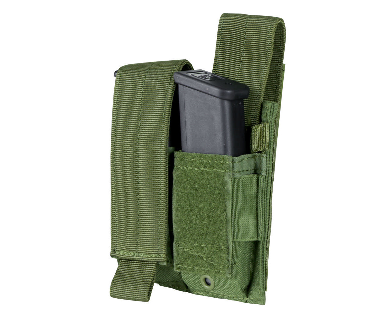 CONDOR ARMY TACTICAL DOUBLE PISTOL MAGAZINE POUCH MOLLE AIRSOFT GENUINE MULTICAM 