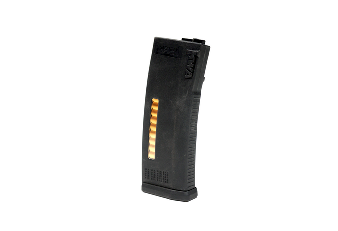 KWA MS120 AEG Mid-Cap Magazines, 3 Pack (non cutoff) , Black