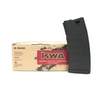 KWA KWA KM4 K120 Mid-Cap Magazine 6-Pack, Black