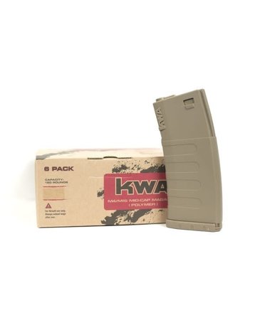 KWA KWA KM4 K120 Mid-Cap Magazine 6-Pack, Flat Dark Earth