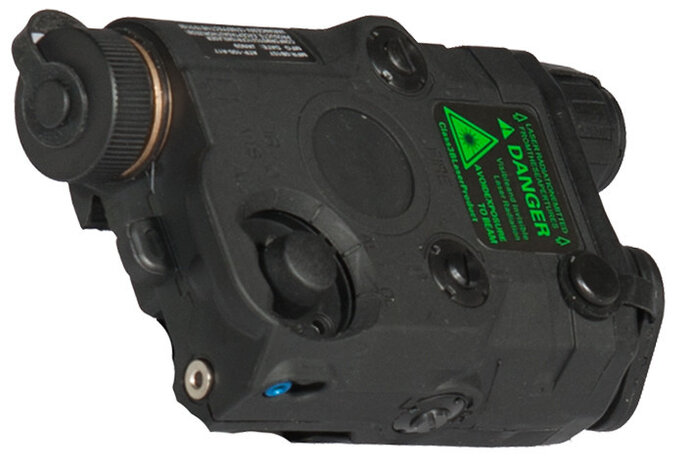 UKARMS AN/PEQ15 LED/IR w/ Green Laser BLK