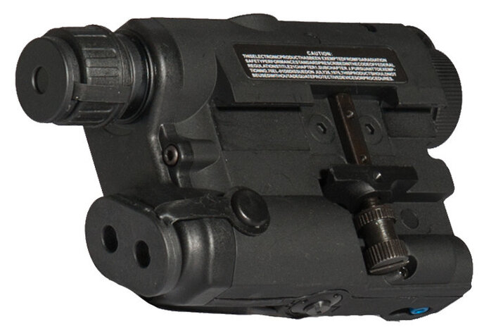 UKARMS AN/PEQ15 LED/IR w/ Green Laser BLK