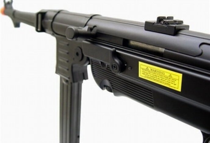 AGM MP40 MP007 Full Metal WWII Electric Rifle with Battery and Charger Black