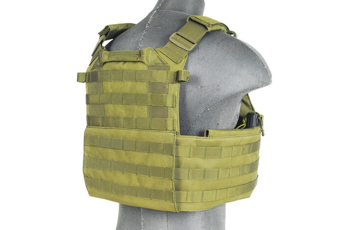 Lancer Tactical 1000D 69T4 Plate Carrier w/ Triple M4 Magazine Pouch