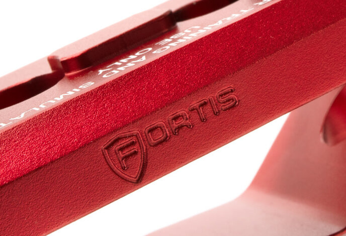PTS Fortis Shift Short Angle Grip MLOK Red Ltd Edition