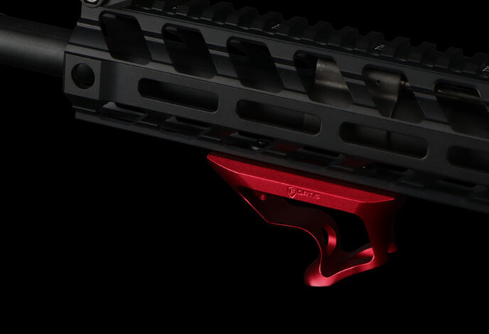 PTS Fortis Shift Short Angle Grip MLOK Red Ltd Edition
