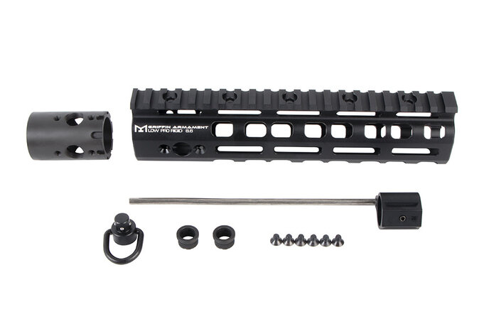 PTS Griffin Armament Low Pro RIGID M-LOK Rail 8.6"