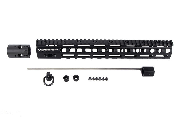 PTS Low Pro RIGID M-LOK Rail 13.5" (includes PTS Low Pro QD sling swivel)