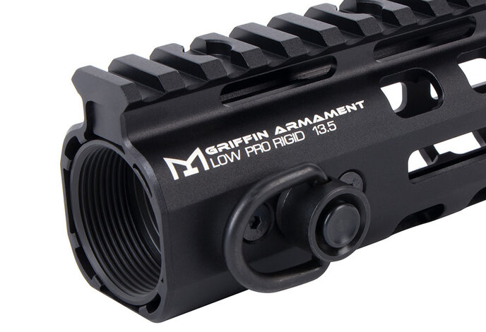 PTS Low Pro RIGID M-LOK Rail 13.5" (includes PTS Low Pro QD sling swivel)