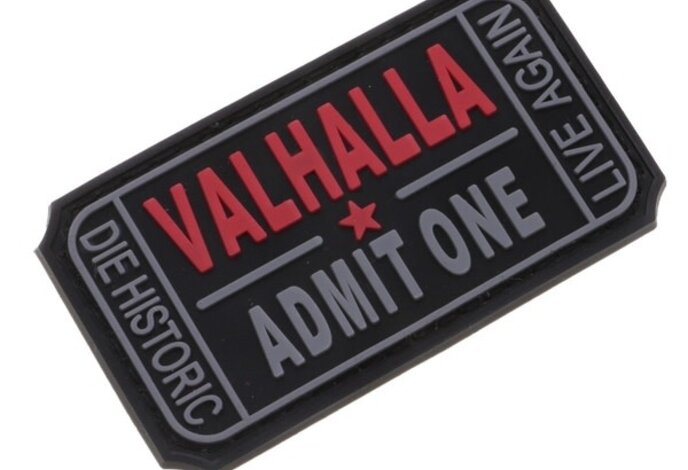 DDT Valhalla Admit One PVC patch