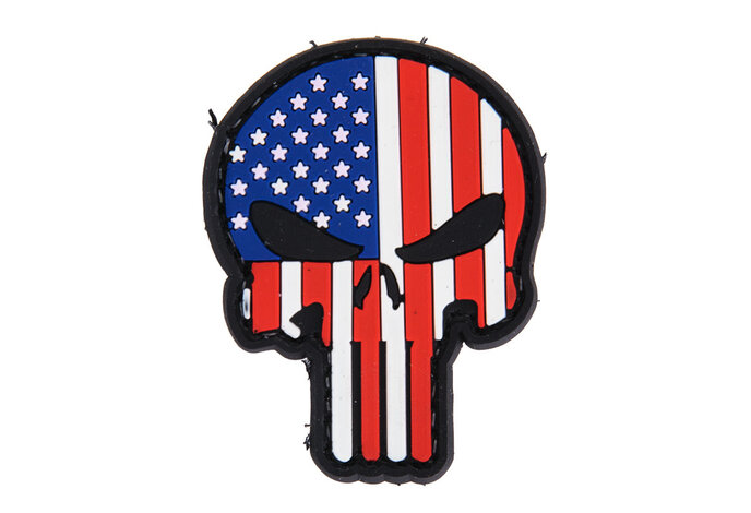 DDT Punisher Skull PVC patch