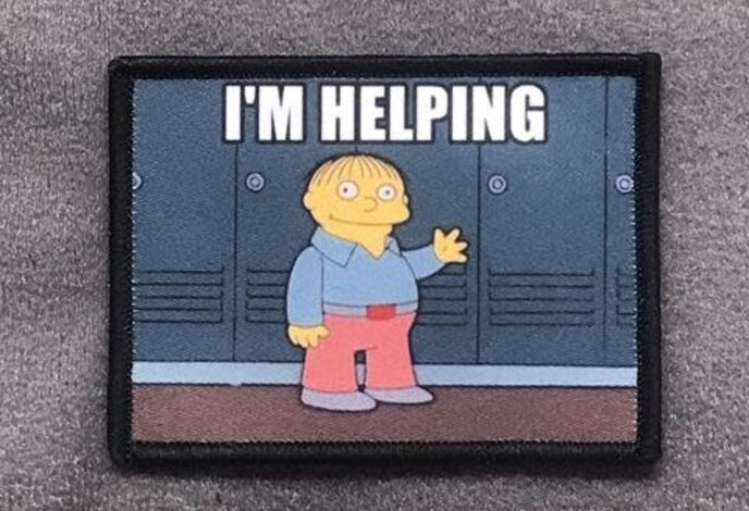 Tactical Outfitters I’m Helping Morale Patch (Ralph)