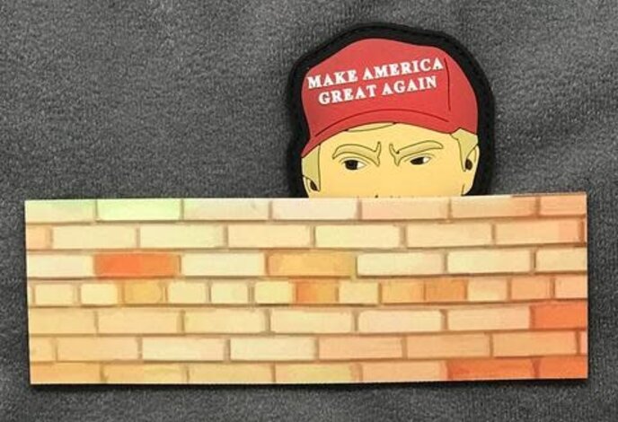 Tactical Outfitters Trump Wall Morale Patch Set