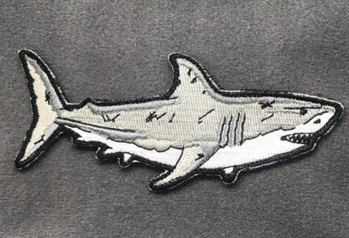 Tactical Outfitters Adrift Venture Great White Shark Morale Patch