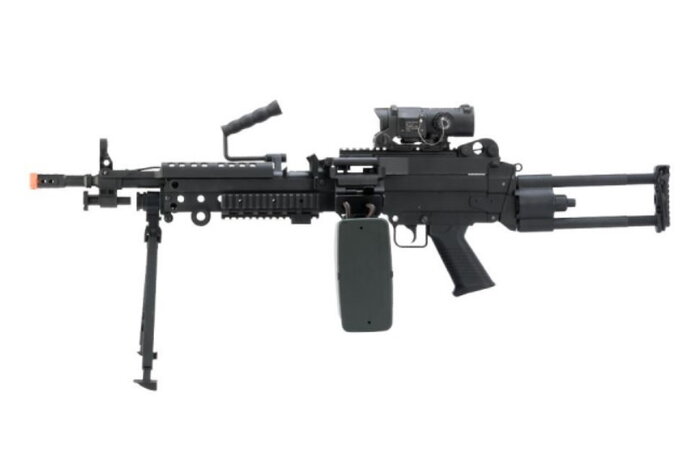 Cybergun FN Licensed M249 Para "Featherweight" Airsoft Machine Gun