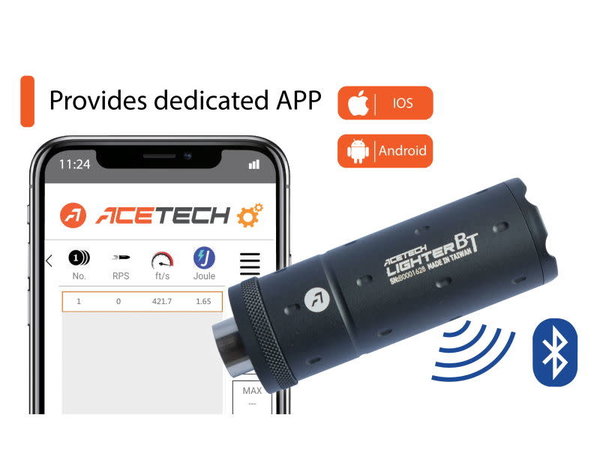 Acetech Acetech Lighter Bluetooth Tracer Unit & Chronograph
