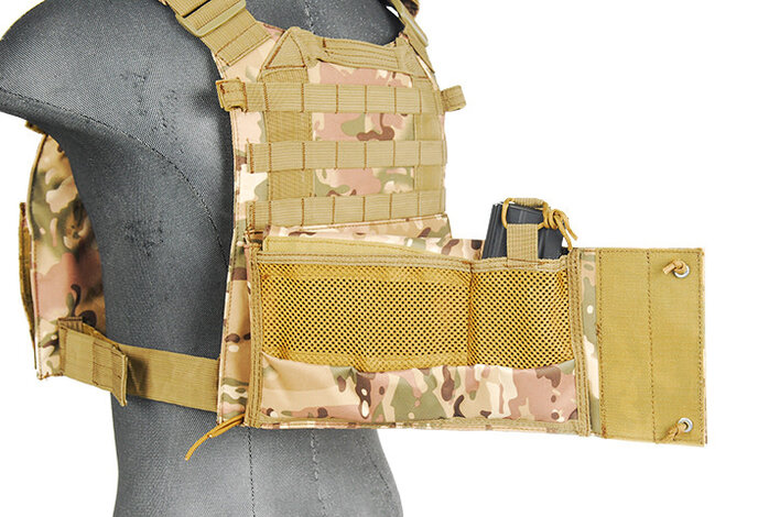 Lancer Tactical 1000D 69T4 Plate Carrier w/ Triple M4 Magazine Pouch