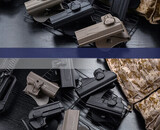 Ammomax Hardshell Holster for Tokyo Marui Hi Capa/2011 Pistols, Black