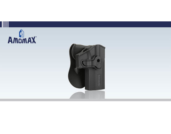Amomax Amomax Hardshell holster for SIG P320 (M17) full size pistols, black, right hand