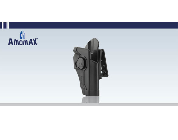 Amomax Amomax Hardshell holster for SIG P226/228/229 full size pistols, black, right hand