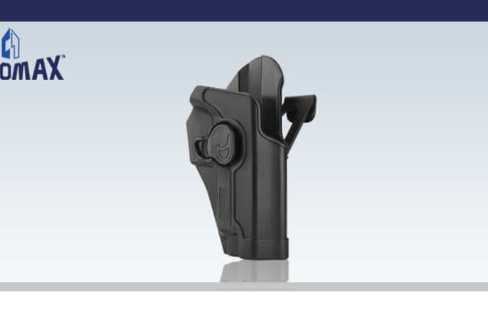 Amomax Hardshell holster for SIG P226/228/229 full size pistols, black, right hand