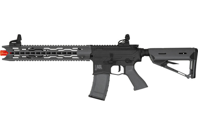 Valken ASL Series TRG Long Electric M4 Airsoft Rifle Black and Grey