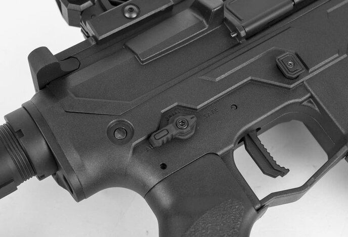 Valken ASL Series TRG Long Electric M4 Airsoft Rifle Black and Grey