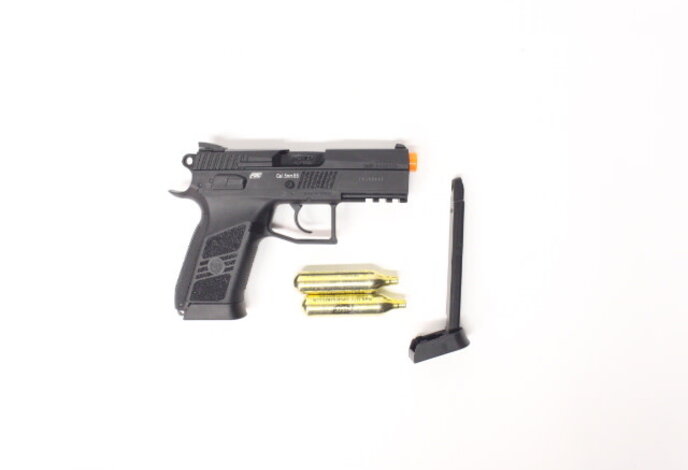 ASG CZ P-07 Duty CO2 pistol shooter package