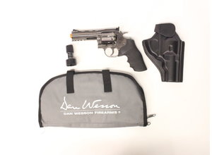 ASG ASG Dan Wesson 715 CO2 Revolver 4" Grey Gunfighter Package