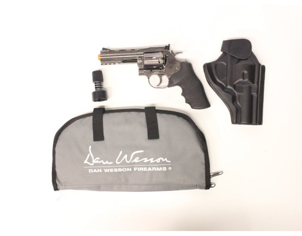 ASG ASG Dan Wesson 715 CO2 Revolver 4" Grey Gunfighter Package