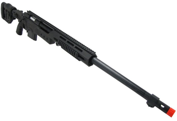 WELL MB4411 M24 Octagon spring action bolt rifle, black